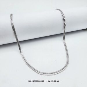 زنجیر ماری مردانه نقره